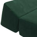 Vouwbare Bankbed Donkergroen 120 x 60 x 49 cm Stof