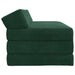 Vouwbare Bankbed Donkergroen 120 x 60 x 49 cm Stof