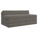 Vouwbare Bankbed Lichtgrijs 120 x 60 x 49 cm Stof