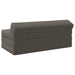 Vouwbare Bankbed Lichtgrijs 120 x 60 x 49 cm Stof