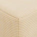 Vouwbare Bankbed Crèmekleurig 120 x 60 x 49 cm Stof