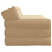 Vouwbare Bankbed Groen Grijs 120 x 60 x 49 cm Stof