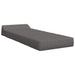 Vouwbare Bankbed Lichtgrijs 60 x 70 x 41 cm Stof