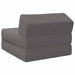 Vouwbare Bankbed Lichtgrijs 60 x 70 x 41 cm Stof