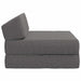 Vouwbare Bankbed Lichtgrijs 60 x 70 x 41 cm Stof