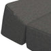 Vouwbare Bankbed Donkergrijs 60 x 70 x 41 cm Stof