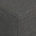 Vouwbare Bankbed Donkergrijs 60 x 70 x 41 cm Stof