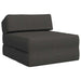 Vouwbare Bankbed Donkergrijs 60 x 70 x 41 cm Stof