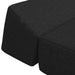 Vouwbare Bankbed Zwart 60 x 70 x 41 cm Stof
