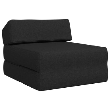 Vouwbare Bankbed Zwart 60 x 70 x 41 cm Stof