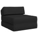 Vouwbare Bankbed Zwart 60 x 70 x 41 cm Stof
