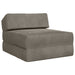 Vouwbare Bankbed Lichtgrijs 60 x 70 x 41 cm Stof