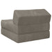 Vouwbare Bankbed Lichtgrijs 60 x 70 x 41 cm Stof