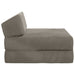 Vouwbare Bankbed Lichtgrijs 60 x 70 x 41 cm Stof