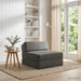 Vouwbare Bankbed Donkergrijs 60 x 70 x 41 cm Stof