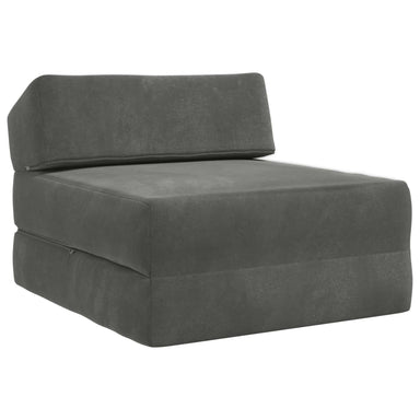 Vouwbare Bankbed Donkergrijs 60 x 70 x 41 cm Stof