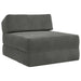 Vouwbare Bankbed Donkergrijs 60 x 70 x 41 cm Stof