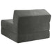Vouwbare Bankbed Donkergrijs 60 x 70 x 41 cm Stof