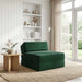 Vouwbare Bankbed Donkergroen 60 x 70 x 41 cm Stof