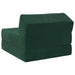 Vouwbare Bankbed Donkergroen 60 x 70 x 41 cm Stof