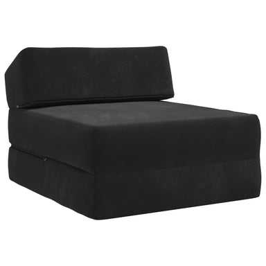 Vouwbare Bankbed Zwart 60 x 70 x 41 cm Stof