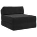 Vouwbare Bankbed Zwart 60 x 70 x 41 cm Stof
