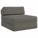 Vouwbare Bankbed Lichtgrijs 60 x 70 x 41 cm Stof
