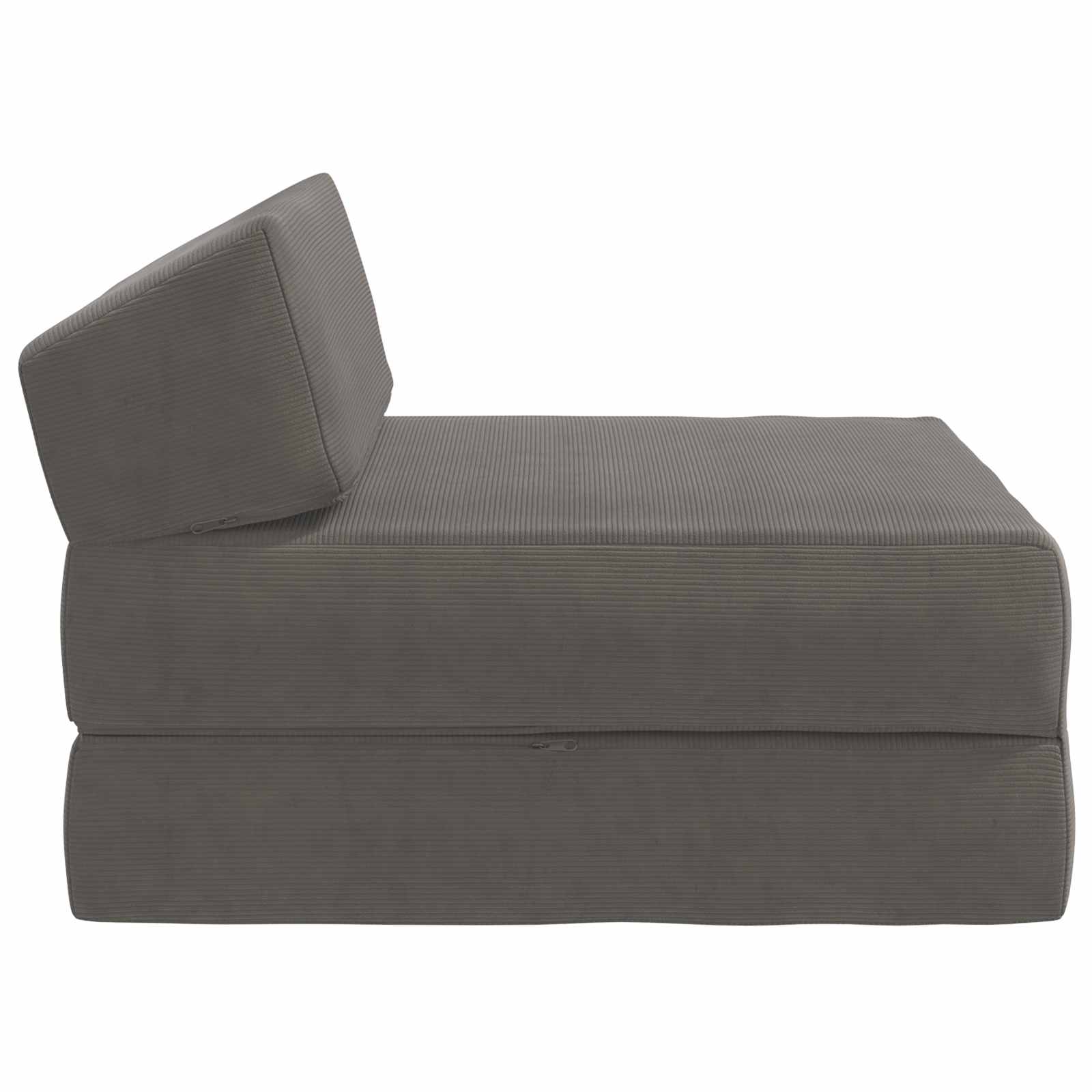 Vouwbare Bankbed Lichtgrijs 60 x 70 x 41 cm Stof