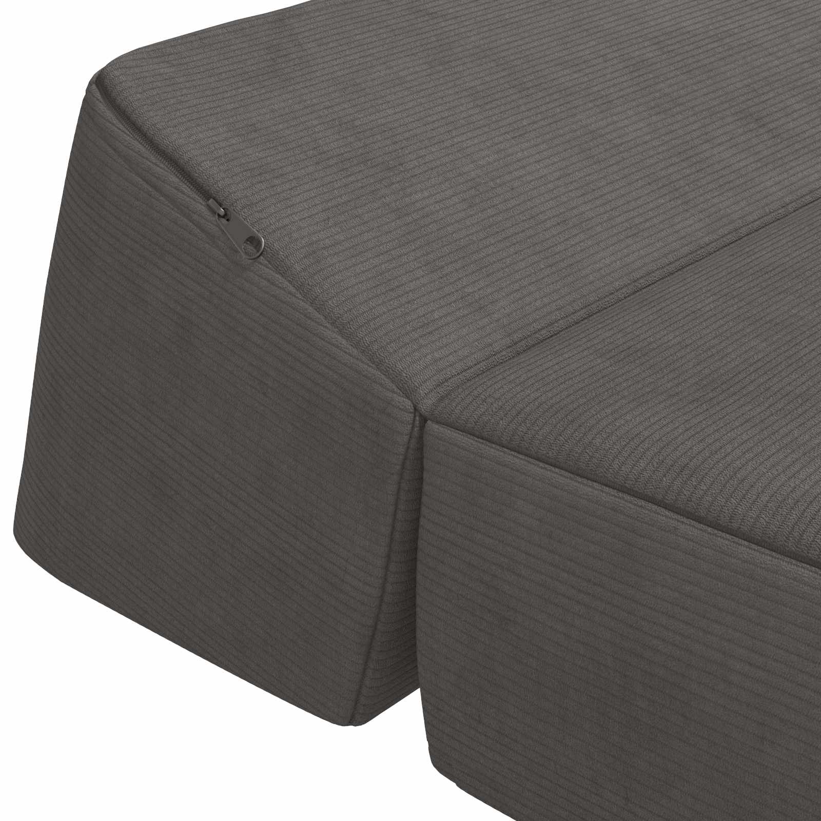 Vouwbare Bankbed Donkergrijs 60 x 70 x 41 cm Stof