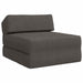 Vouwbare Bankbed Donkergrijs 60 x 70 x 41 cm Stof