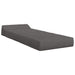 Vouwbare Bankbed Donkergrijs 60 x 70 x 41 cm Stof