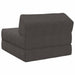 Vouwbare Bankbed Donkergrijs 60 x 70 x 41 cm Stof