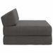 Vouwbare Bankbed Donkergrijs 60 x 70 x 41 cm Stof