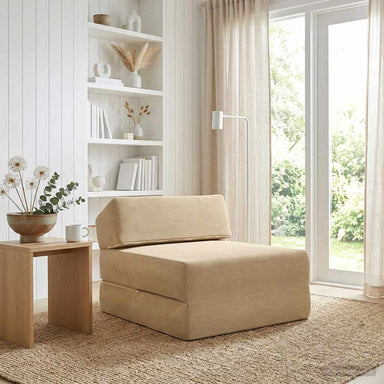 Vouwbare Bankbed Groen Grijs 60 x 70 x 41 cm Stof