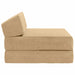 Vouwbare Bankbed Groen Grijs 60 x 70 x 41 cm Stof