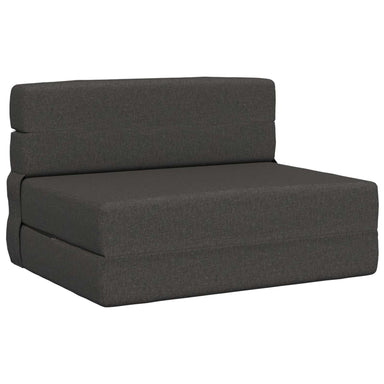 Vouwbare Bankbed Donkergrijs 70 x 72 x 60 cm Stof