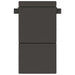 Vouwbare Bankbed Donkergrijs 70 x 72 x 60 cm Stof