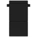 Vouwbare Bankbed Zwart 70 x 72 x 60 cm Stof