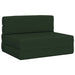Vouwbare Bankbed Donkergroen 70 x 72 x 60 cm Stof