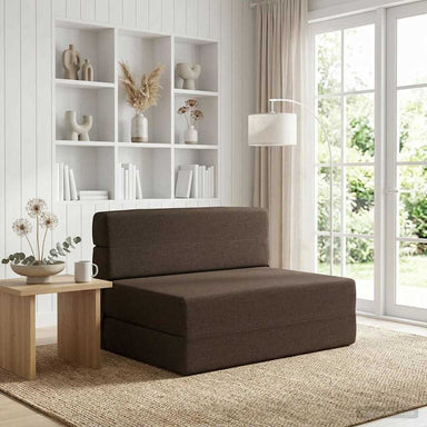 Vouwbare Bankbed Taupe 70 x 72 x 60 cm Stof