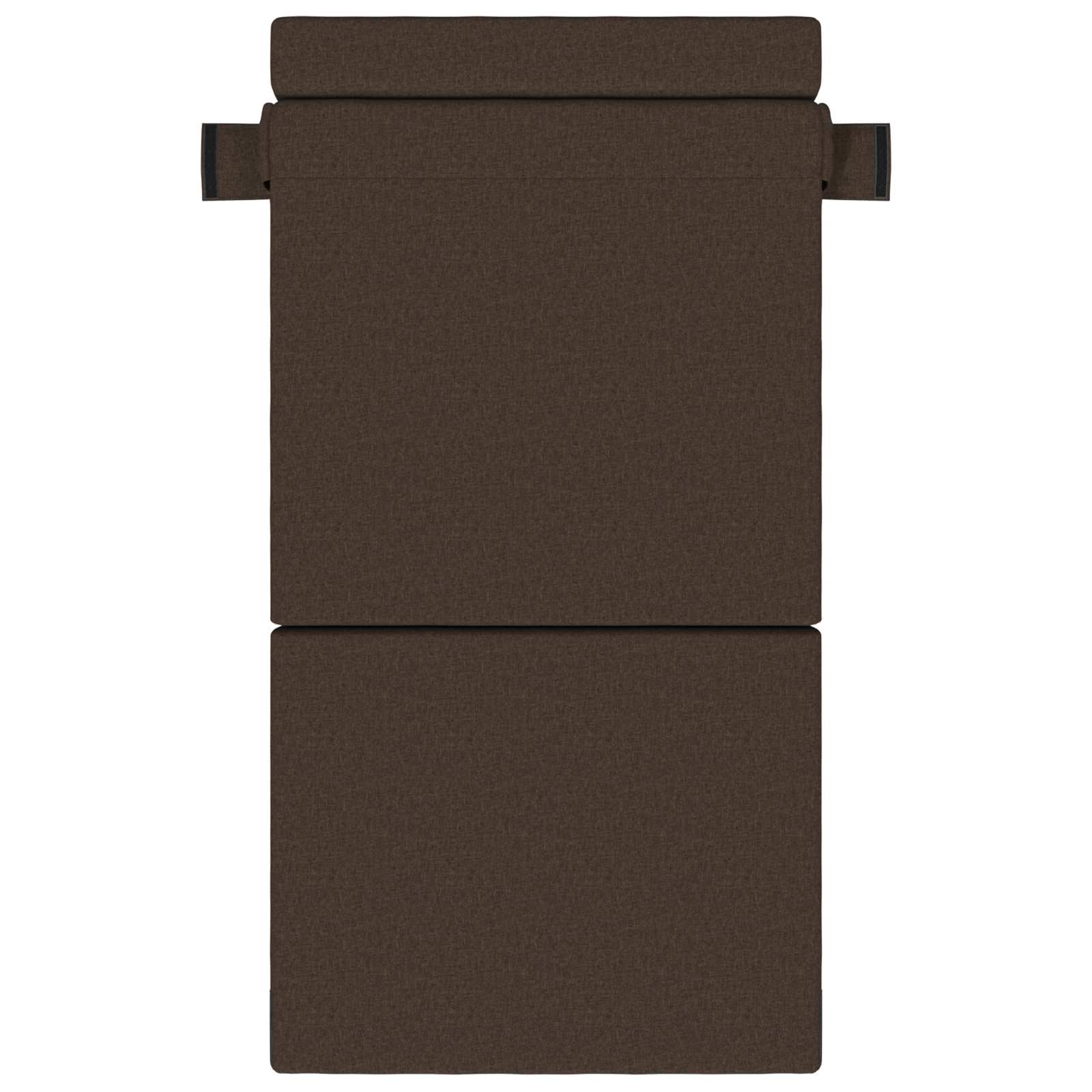 Vouwbare Bankbed Taupe 70 x 72 x 60 cm Stof