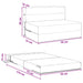 Vouwbare Bankbed Taupe 70 x 72 x 60 cm Stof