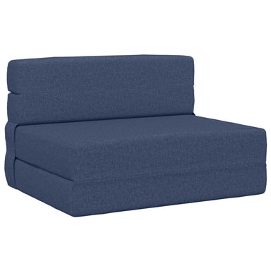 Vouwbare Bankbed Blauw 70 x 72 x 60 cm Stof