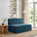 Vouwbare Bankbed Blauw 70 x 72 x 60 cm Stof