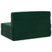 Vouwbare Bankbed Donkergroen 70 x 72 x 60 cm Stof
