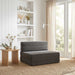 Vouwbare Bankbed Donkergrijs 70 x 72 x 60 cm Stof