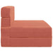 Vouwbare Bankbed Rood-oranje 70 x 72 x 60 cm Stof