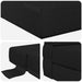 Vouwbare Bankbed Zwart 70 x 80 x 60 cm Stof