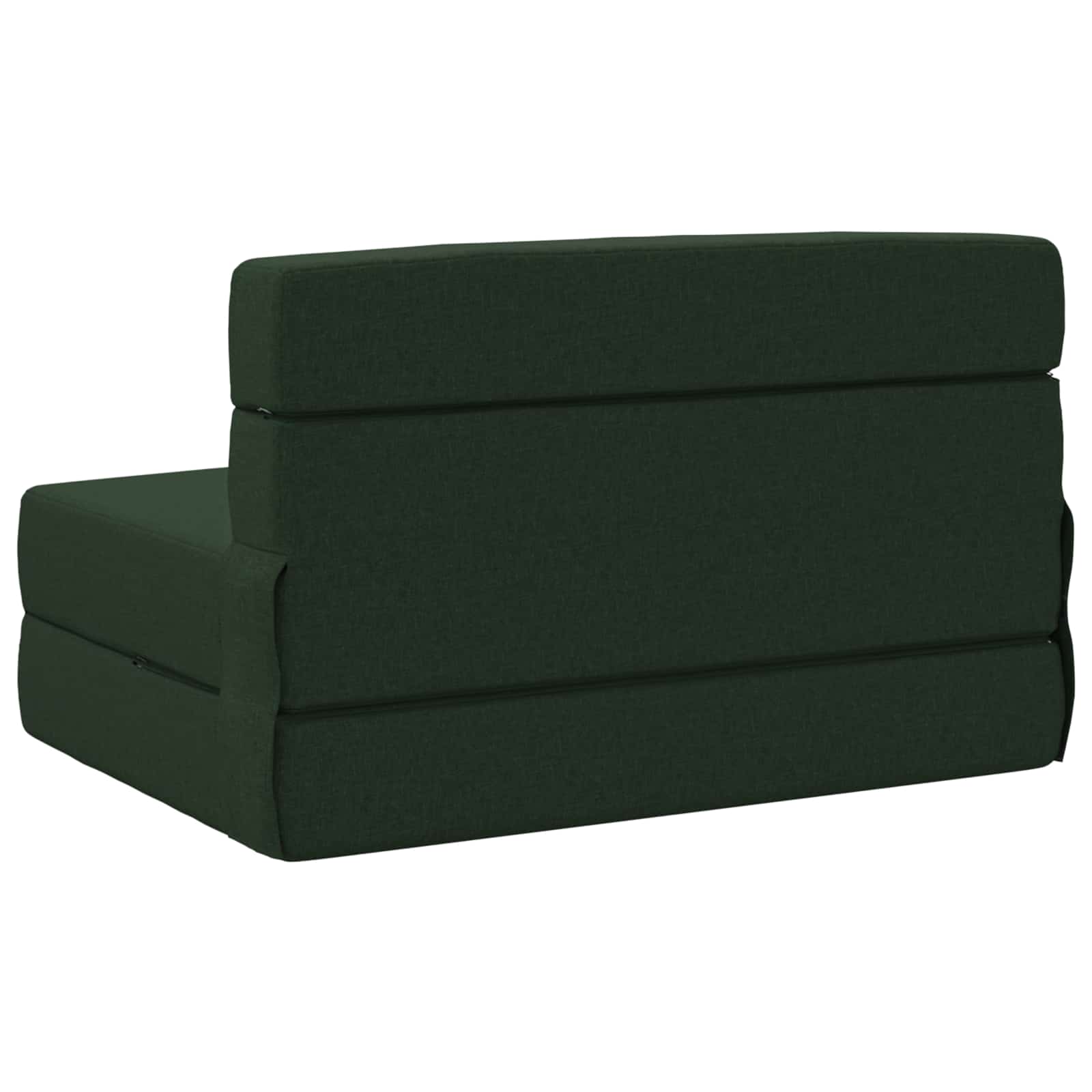 Vouwbare Bankbed Donkergroen 70 x 80 x 60 cm Stof