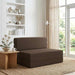 Vouwbare Bankbed Taupe 70 x 80 x 60 cm Stof